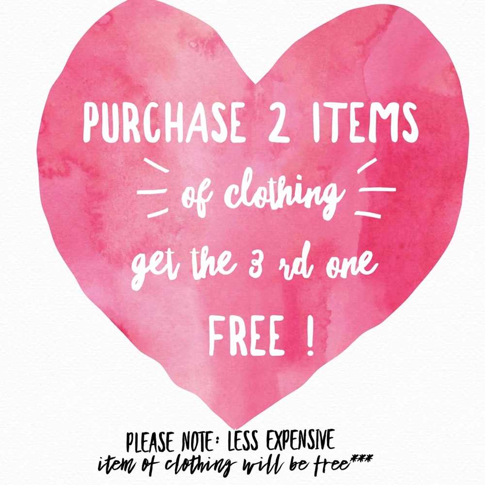 ❤️❤️❤️BUNDLE 3 ITEMS OF CLOTHING ❤️❤️❤️